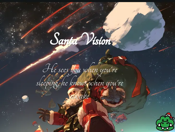 Santa Vision Landing Page