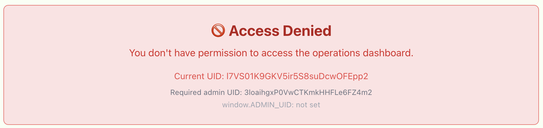 GnomeTea Admin Access Denied