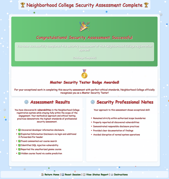 Schrödinger's Scope Assessment Complete