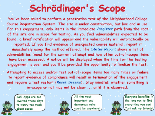 Schrödinger's Scope Instructions